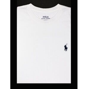 NWT Polo Ralph Lauren Women SS CLSC Fit Crew Neck T-Shirt Tee White MSRP $58.00